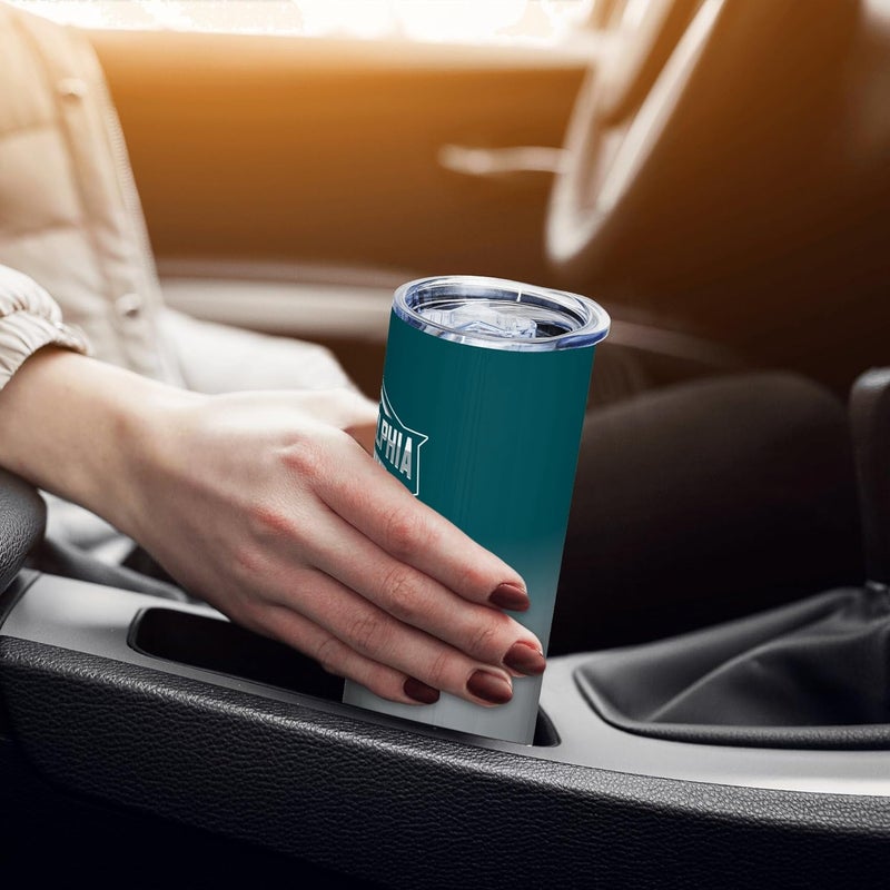 Suswoos Philadelphia EST 1933 Tumblers 20oz Straight Skinny Car Cups Sports Travel Coffee Mug,Stainless Steel,Insulated,Classic Collection Gifts for Men Women Fans. - Image 5